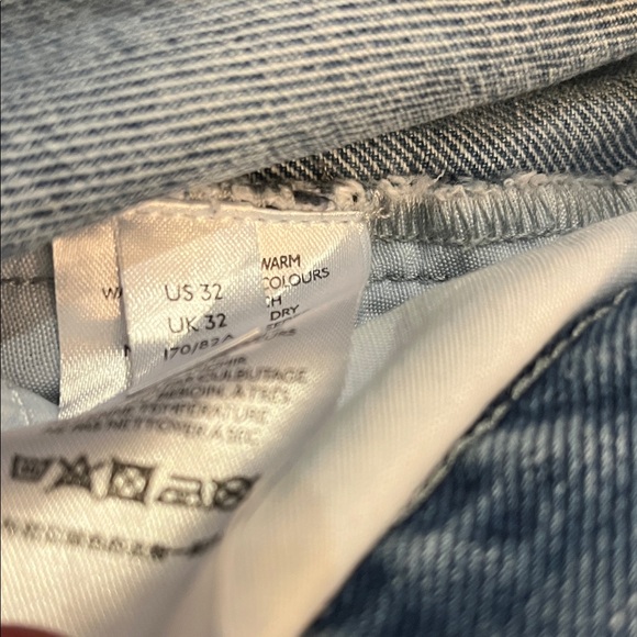 BDG high-rise baggy Blue Denim Jeans size 32 - Picture 3 of 3